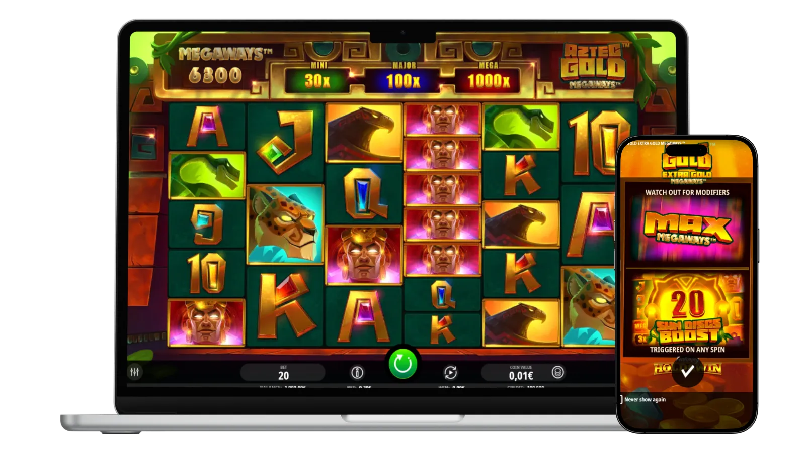 Aztec Gold Megaways hero image