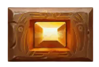 Gold Artifact mid-tier symbol in Aztec Bonanza returning 0.5x the bet for five in a row