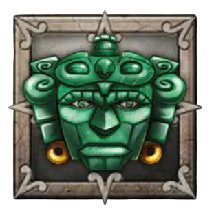 Green Mask — premium symbol paying 500 for five of a kind