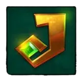 J — low card symbol with a 20x payout for six identical positions on the reels