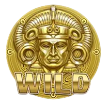 Wild Golden Mask symbol — the highest-paying wild that substitutes for all regular symbols and pays 5000x for five of a kind